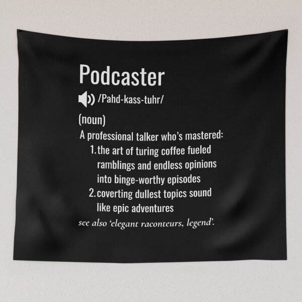 Item preview, Podcaster definition designed and sold by sydney-syder.