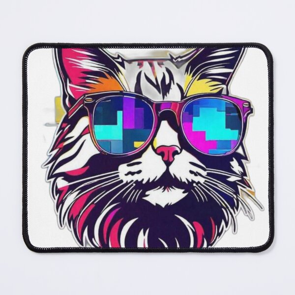 Item preview, Cat in Pixel Glasses designed and sold by Erik007best.