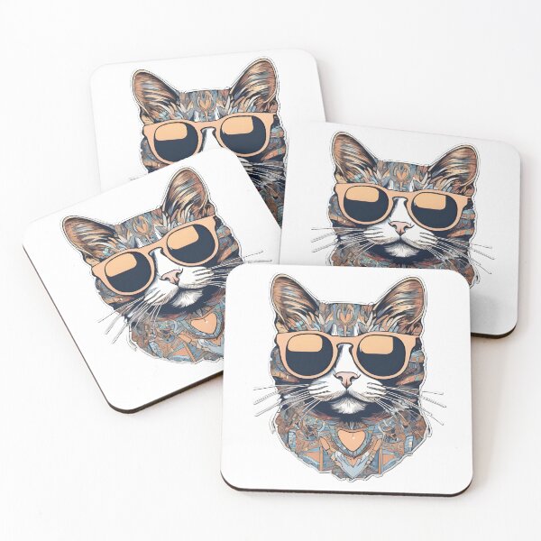 Item preview, Stylish Cat Portrait designed and sold by ArtKae.