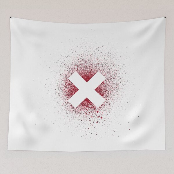 Item preview, white cross stencil X designed and sold by anthoatana.