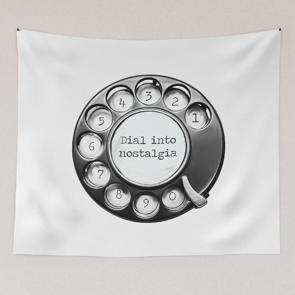 Item preview, Retro Telephone - Dial into nostalgia designed and sold by The Unique Geek.