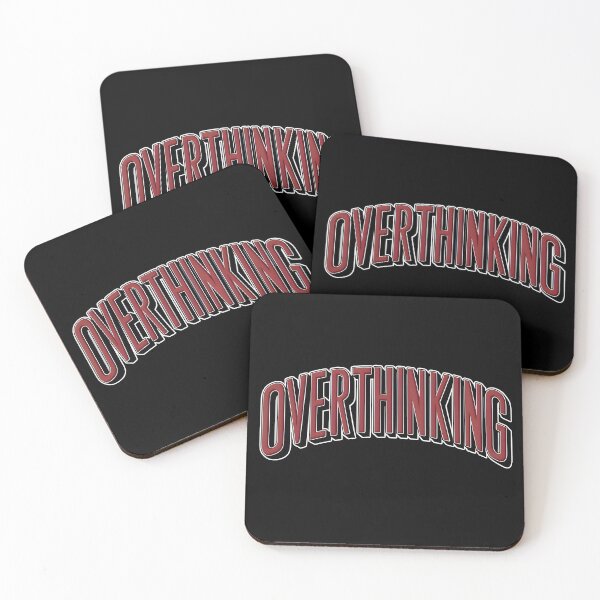 Item preview, Red Bold Overthinking Cap Design designed and sold by ILOVEART247.