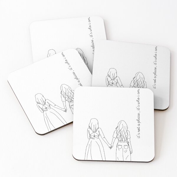Item preview, two girls holding hands designed and sold by aishiterumo.