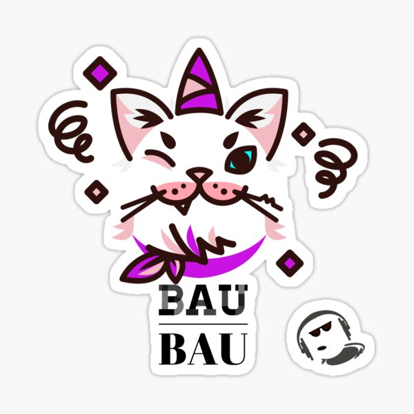 Artikel-Vorschau von Katze - Bau bau, designt und verkauft von Lestat-design.