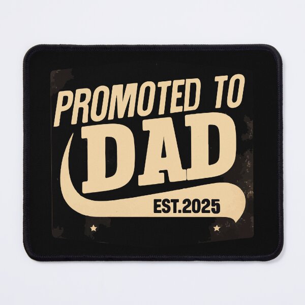 Item preview, Promoted to Dad 2025 New Dad Vintage designed and sold by TomFrontierArt.