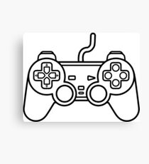 Minimalist Playstation Controller Canvas Print