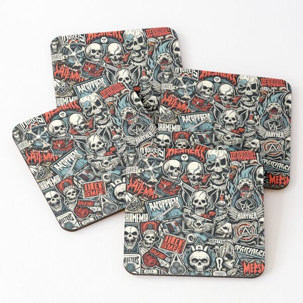 Item preview, metal band patterns designed and sold by aliraweb.