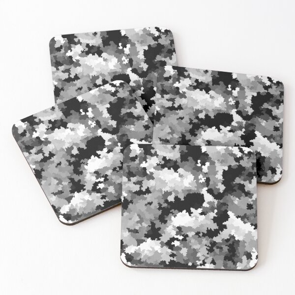 Item preview, Black White Irregular Abstract Pattern Design designed and sold by PatternTitan.