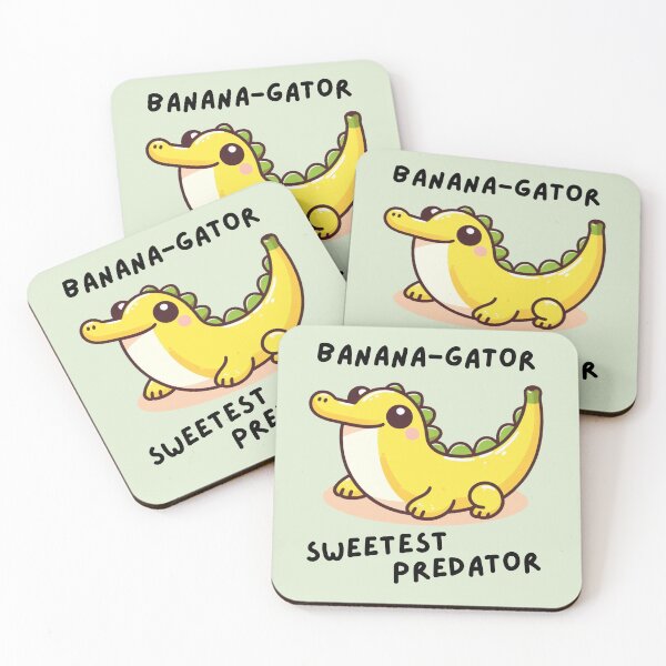 Item preview, Banana-gator sweetest predator - cute banana alligator designed and sold by Funny-Banana.