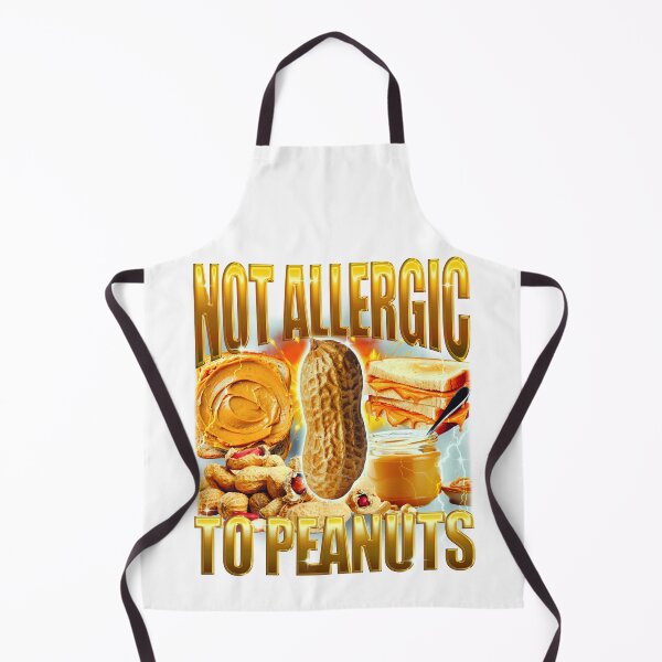 Item preview, Not Allergic To Peanuts Funny Meme designed and sold by SoulmateArtK.