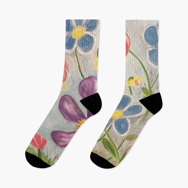 Item preview, April Showers. Colorful, Abstract Floral Art designed and sold by KarenZuk.