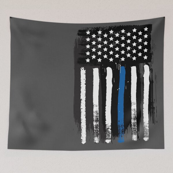 Item preview, Thin Blue Line - Vertical Flag designed and sold by rjzinger.