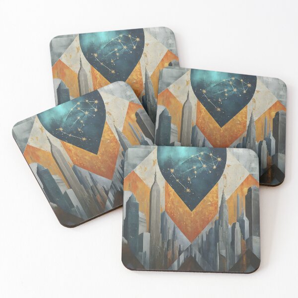 Item preview, City of Stars: Geometric Art with a Hidden Constellation (Urban Inspired) designed and sold by PixelPonder.