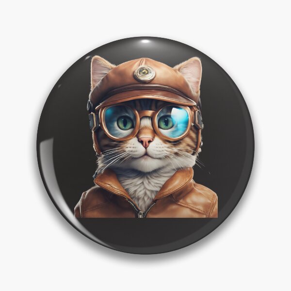 Item preview, Aviator Cat with Googles designed and sold by Lorify.