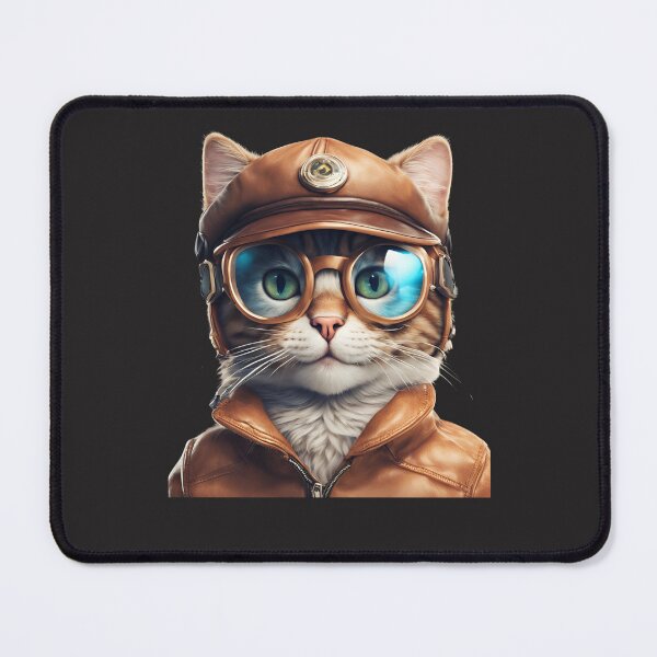 Item preview, Aviator Cat with Googles designed and sold by Lorify.