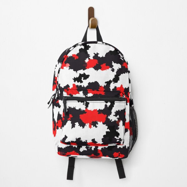 Item preview, Red Black White Biomorphic Abstract Pattern designed and sold by PatternTitan.