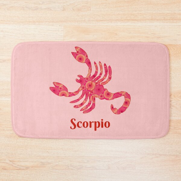 Item preview, Zodiac Sign for Scorpio in Red and Coral designed and sold by Marymarice.