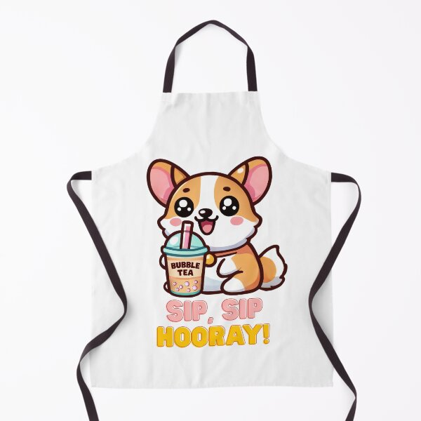 Item preview, Corgi and Bubble Tea Gifts for Dog and Boba Lovers designed and sold by MoniushkoArt.