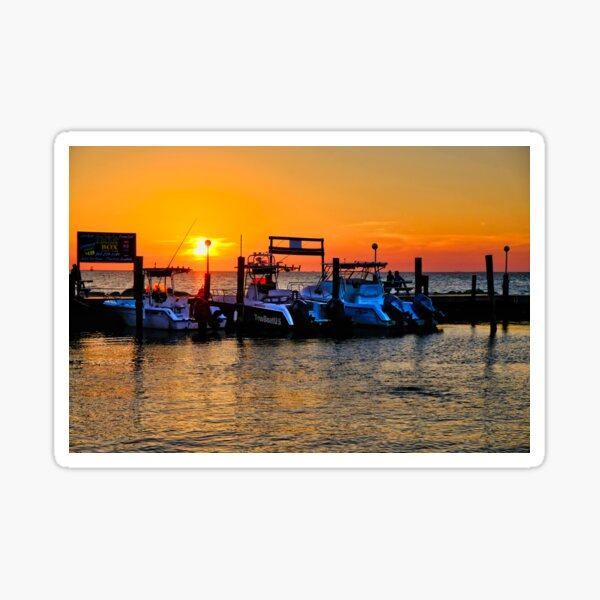 Sunset in Marathon, Florida Sticker