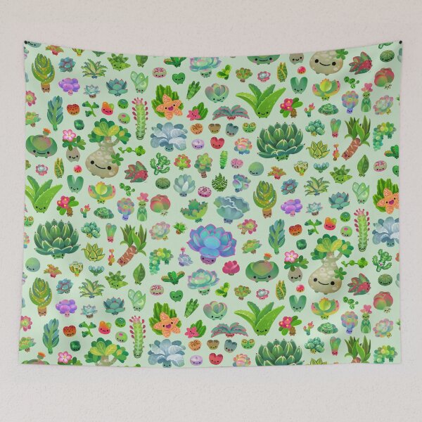 Item preview, Baby succulents - mix (green) designed and sold by pikaole.