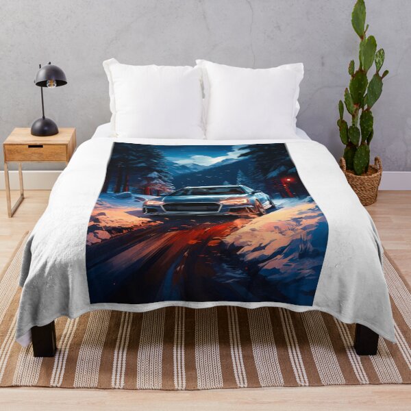 Item preview, Audi RS3 In Snow Forest, Minimalist Lighting and Mountains designed and sold by RevUpDesign.