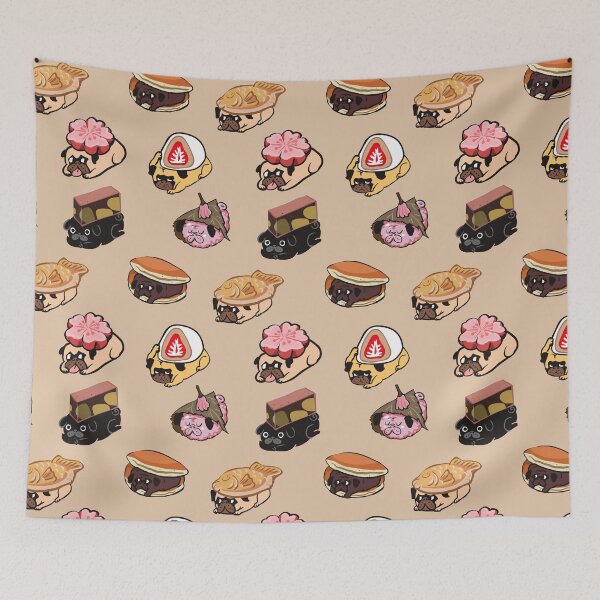 Item preview, Wagashi Pug designed and sold by Huebucket.