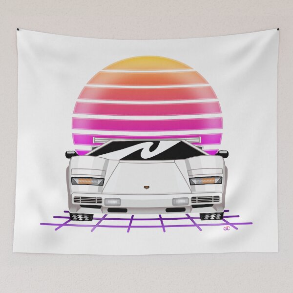 Item preview, The 80s Car In Its Element designed and sold by Radtro.