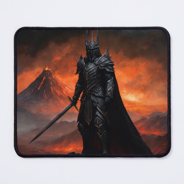 Item preview, A warrior in black armor with a sword in his hands. designed and sold by JoraArt.