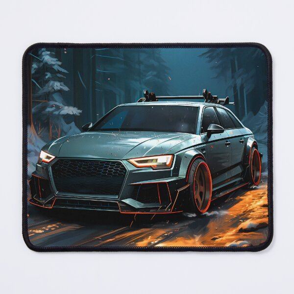 Item preview, Audi RS4 In Custom Widebody Kit, Dark And Snowy Forest Theme designed and sold by RevUpDesign.