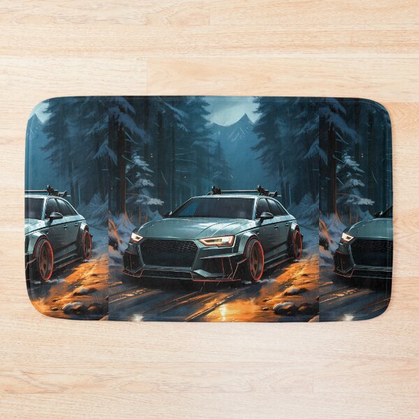 Item preview, Audi RS4 In Custom Widebody Kit, Dark And Snowy Forest Theme designed and sold by RevUpDesign.