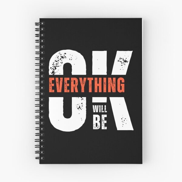 Item preview, Everthing Will Be OK | Originality | Inspiring | One-of-a-Kind Design designed and sold by LuxWallDigital.