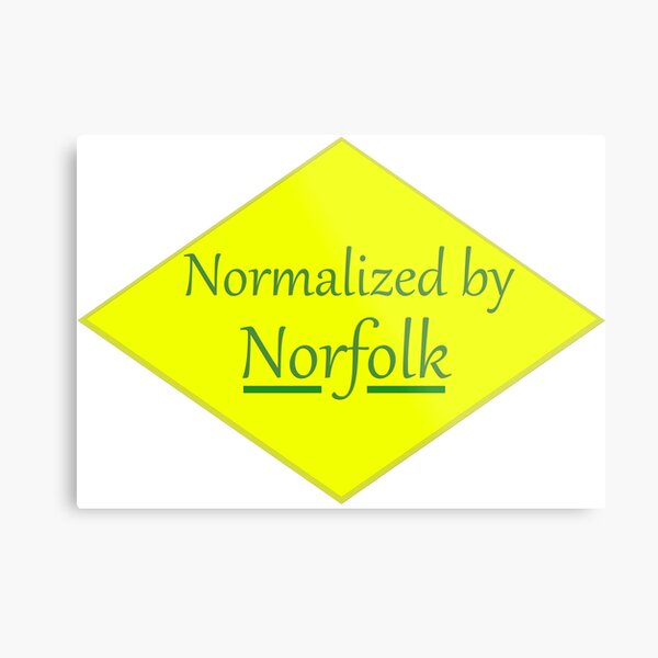 Normalized by Norfolk Metal Print