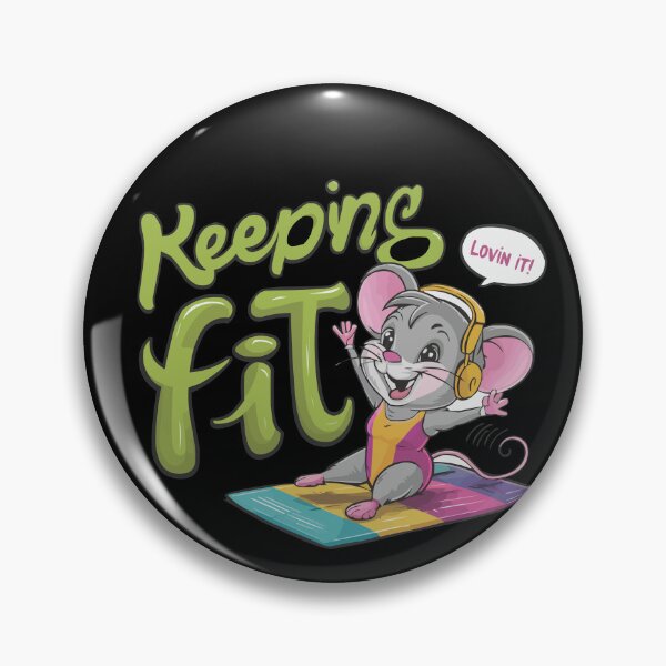 Item preview, Keeping Fit and Lovin it Mouse designed and sold by Ketique.