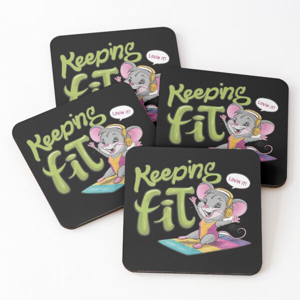 Item preview, Keeping Fit and Lovin it Mouse designed and sold by Ketique.