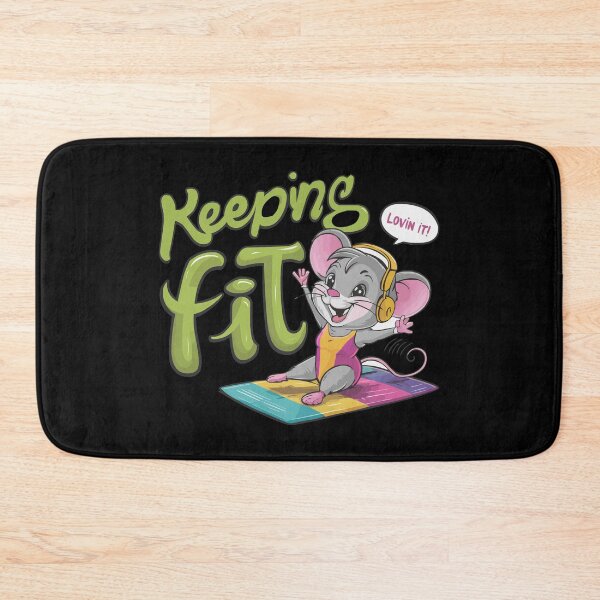 Item preview, Keeping Fit and Lovin it Mouse designed and sold by Ketique.