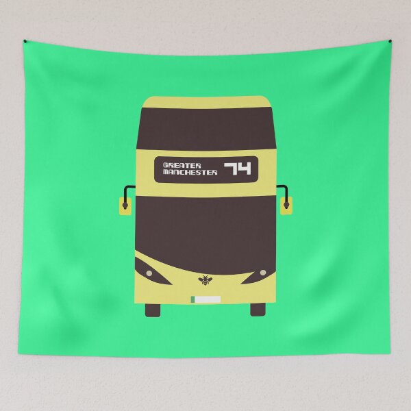 Item preview, Greater Manchester Bee Network Yellow Bus designed and sold by jimmy-digital.