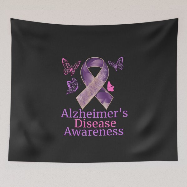 Item preview, Purple Awareness Ribbon - Alzheimer's Disease  designed and sold by lorenzoha.