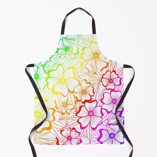 Item preview, Rainbow inked flowers designed and sold by Handmadebyjessm.