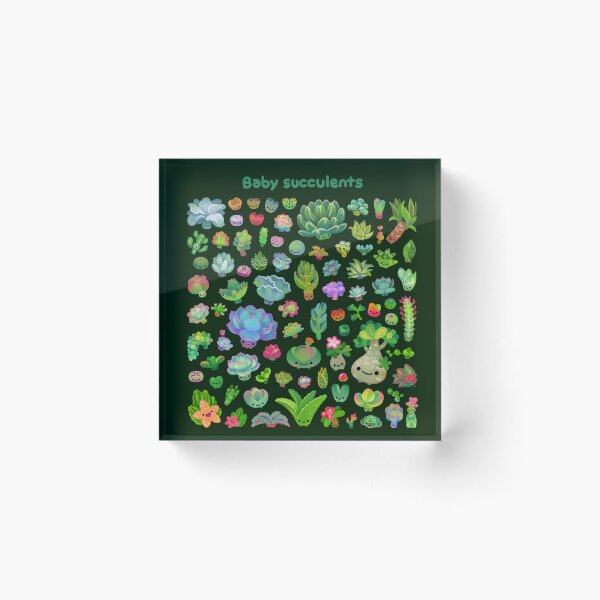 Item preview, Baby succulents - mix (darl) designed and sold by pikaole.