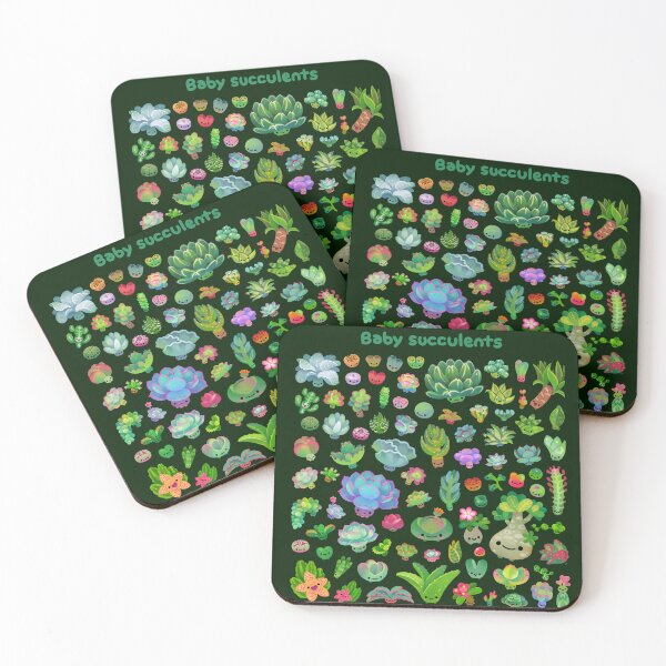 Item preview, Baby succulents - mix (darl) designed and sold by pikaole.