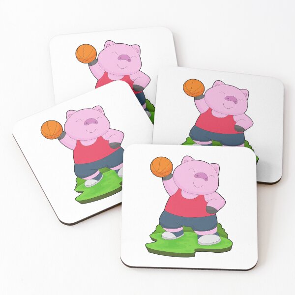 Item preview, Pig Basketball player Basketball designed and sold by Snabdesign84.
