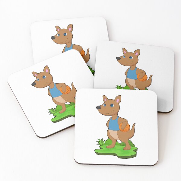 Item preview, Kangaroo Basketball player Basketball designed and sold by Snabdesign84.