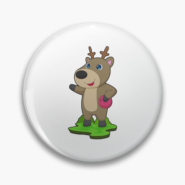 Item preview, Deer Bowling Bowling ball designed and sold by Snabdesign84.