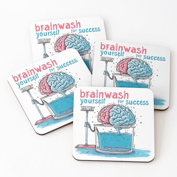 Item preview, Brainwash Yourself for Success Inspirational Art designed and sold by kjon88.
