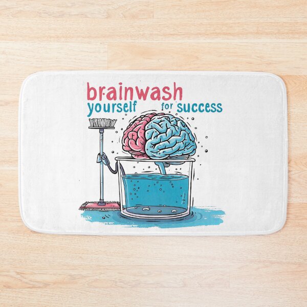 Item preview, Brainwash Yourself for Success Inspirational Art designed and sold by kjon88.
