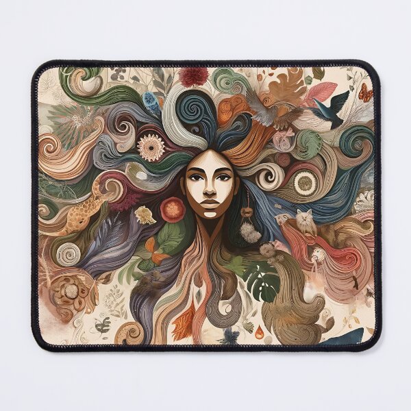Item preview, Swirling women pattern motif designed and sold by OtterDesigns.