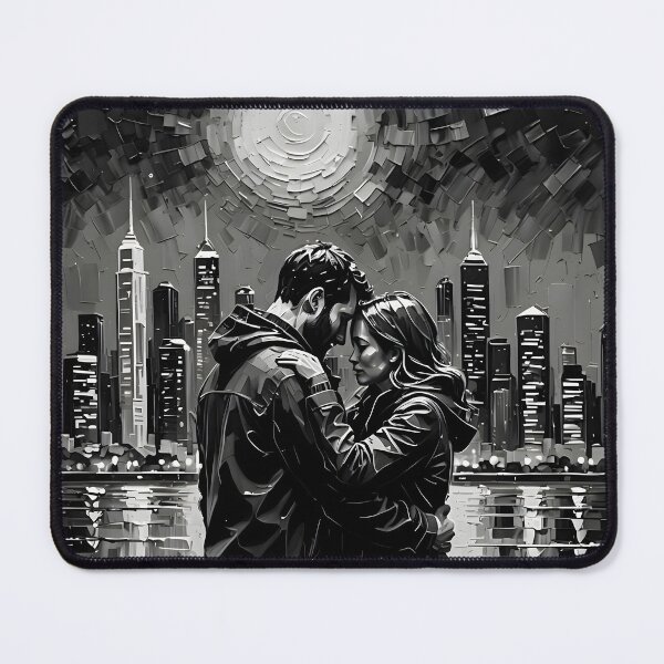 Item preview, Parting Embrace Under the City Glow designed and sold by DiscoGypsyFish.