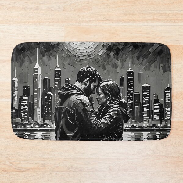 Item preview, Parting Embrace Under the City Glow designed and sold by DiscoGypsyFish.