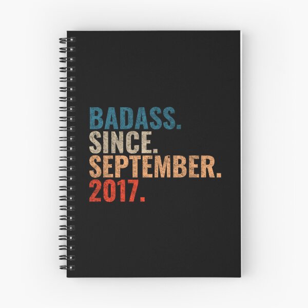 Item preview, Badass since September 2017 Vintage 2017 September birthday gift designed and sold by Teelogic.