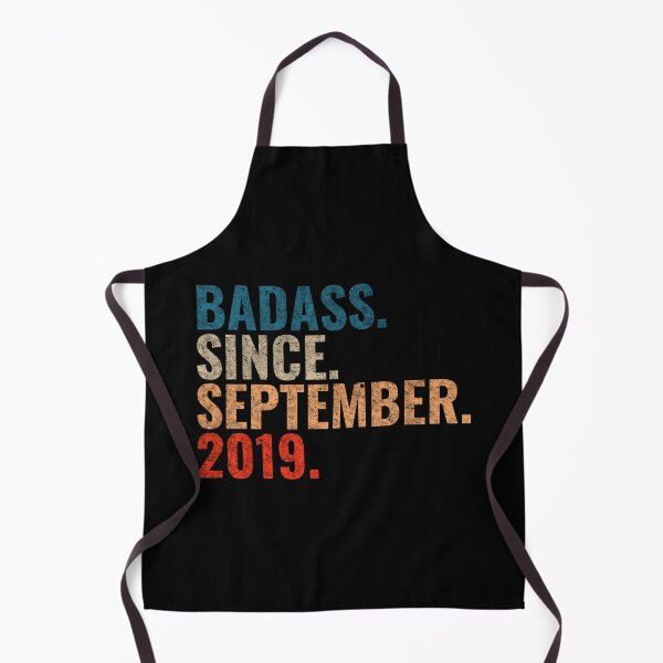 Item preview, Badass since September 2019 Vintage 2019 September birthday gift designed and sold by Teelogic.